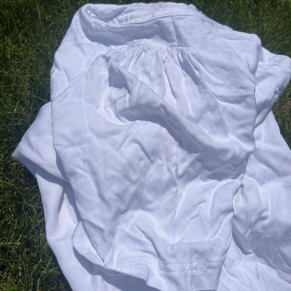 Splendid Womens Tawni Mini Shift Dress White Chambray Pockets Boho NWT $158 XS - Picture 9 of 9